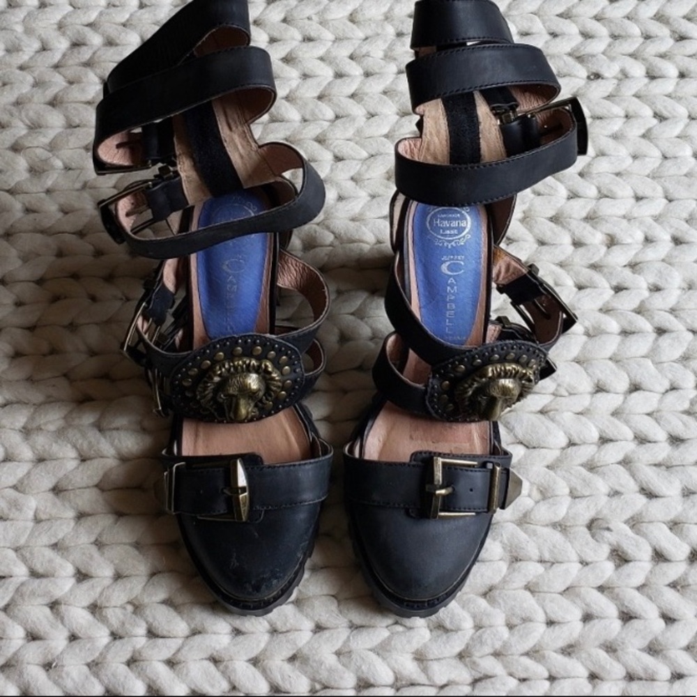 🔥🦁Jeffrey Campbell Mokai Lion heels